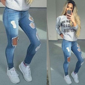 Hole Ripped Jeans