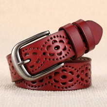 Load image into Gallery viewer, Wide Genuine Leather Belt