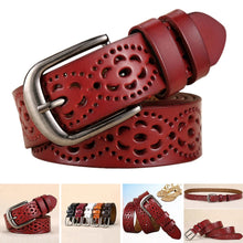 Load image into Gallery viewer, Wide Genuine Leather Belt