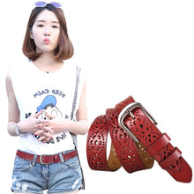 Load image into Gallery viewer, Wide Genuine Leather Belt