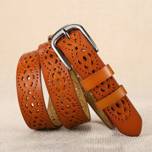 Load image into Gallery viewer, Wide Genuine Leather Belt