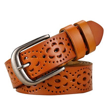 Load image into Gallery viewer, Wide Genuine Leather Belt