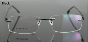 Classic Titanium Rimless Eyeglasses