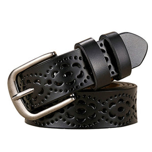 Wide Genuine Leather Belt