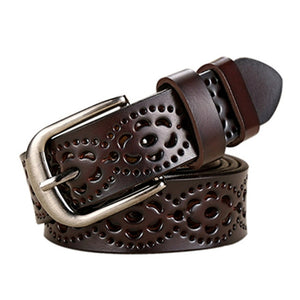 Wide Genuine Leather Belt
