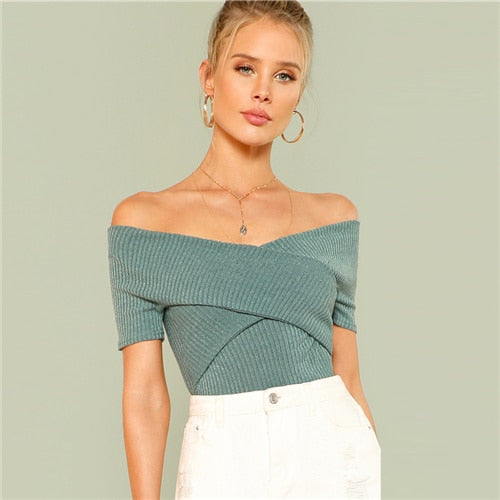 Off Shoulder Sexy T-shirt