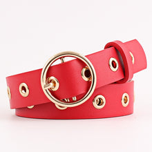 Load image into Gallery viewer, Round Metal Pin Buckle Circle Belt