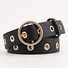 Load image into Gallery viewer, Round Metal Pin Buckle Circle Belt