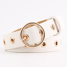 Load image into Gallery viewer, Round Metal Pin Buckle Circle Belt