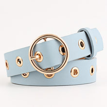 Load image into Gallery viewer, Round Metal Pin Buckle Circle Belt