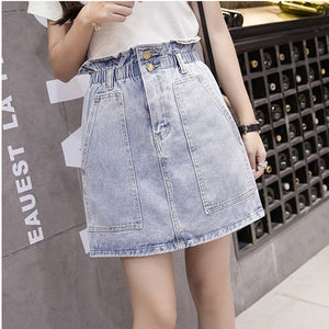 Elastic Waist Women Skirt