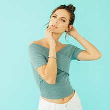 Load image into Gallery viewer, Off Shoulder Sexy T-shirt