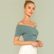 Load image into Gallery viewer, Off Shoulder Sexy T-shirt
