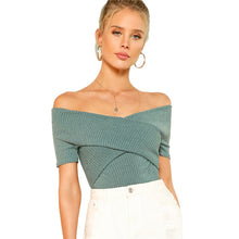 Load image into Gallery viewer, Off Shoulder Sexy T-shirt