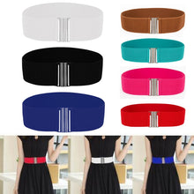 Load image into Gallery viewer, Skinny Elastic Waist Belt