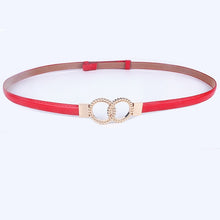 Load image into Gallery viewer, Adjustable Waist Leather Belt