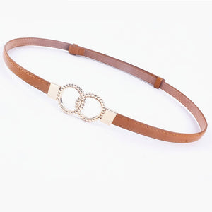 Adjustable Waist Leather Belt