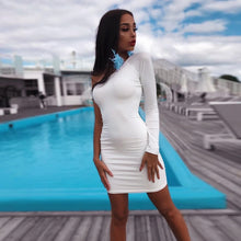 Load image into Gallery viewer, One Shoulder Slope Dress