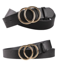 Load image into Gallery viewer, Buckle Waist Leather Strap Belt