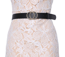 Load image into Gallery viewer, Buckle Waist Leather Strap Belt