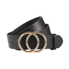 Load image into Gallery viewer, Buckle Waist Leather Strap Belt