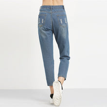 Load image into Gallery viewer, Ripped Distressed Ankle Jeans
