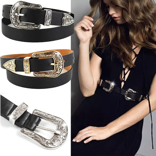 Metal Buckle Waistband Belt