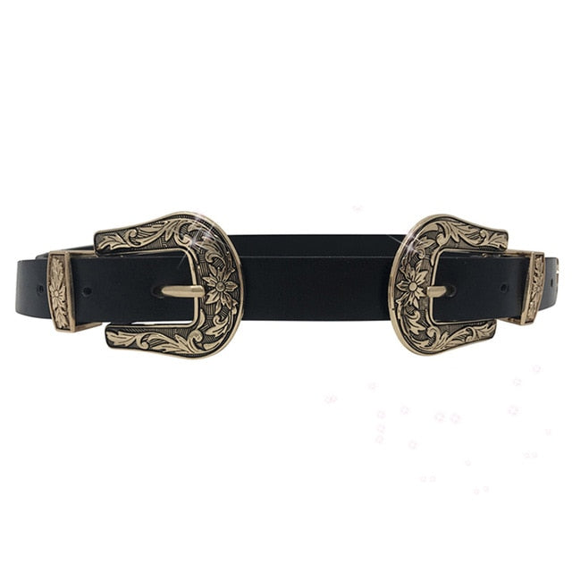 Metal Buckle Waistband Belt
