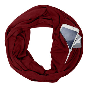 Portable Women Scarf with Pocket