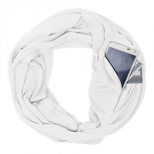 Portable Women Scarf with Pocket