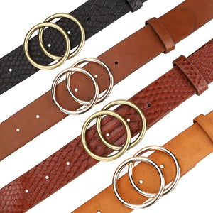Buckle Waist Leather Strap Belt