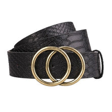 Load image into Gallery viewer, Buckle Waist Leather Strap Belt