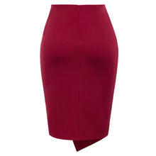 Load image into Gallery viewer, Asymmetrical Wrap Stretch Skirt