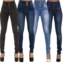 Load image into Gallery viewer, Women Denim Pencil Pants