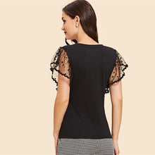 Load image into Gallery viewer, Vintage Dot Contrast T-shirt