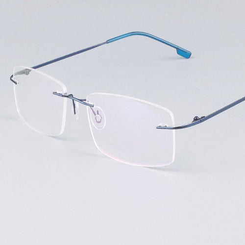 Classic Titanium Rimless Eyeglasses