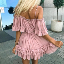 Load image into Gallery viewer, Off-shoulder Strap Dress