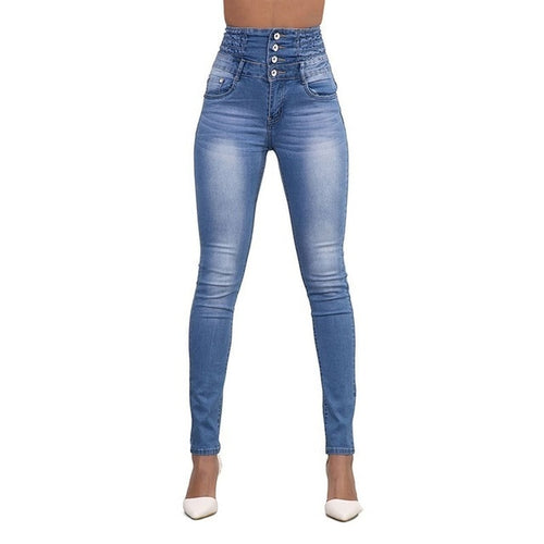 Women Denim Pencil Pants