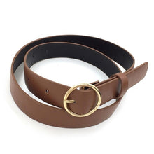 Load image into Gallery viewer, Round Buckle Waist Belt