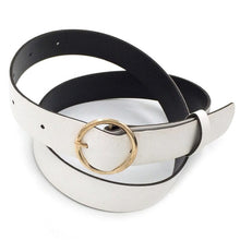 Load image into Gallery viewer, Round Buckle Waist Belt