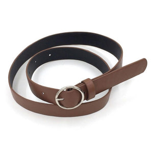 Round Buckle Waist Belt
