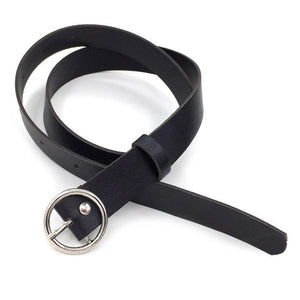 Round Buckle Waist Belt