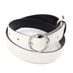 Round Buckle Waist Belt