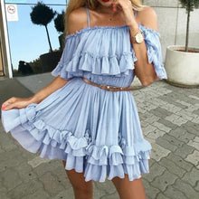Load image into Gallery viewer, Off-shoulder Strap Dress