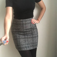 Load image into Gallery viewer, Sexy High Waist Plaid Mini Skirt