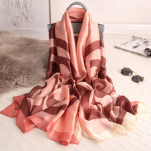 Load image into Gallery viewer, Pure Silk Feeling Scarf