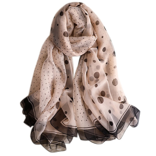 Wave Point Dot Pattern Scarf