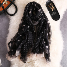 Load image into Gallery viewer, Wave Point Dot Pattern Scarf