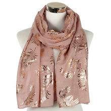 Load image into Gallery viewer, Fashion Gold Leaf Foil Shawls